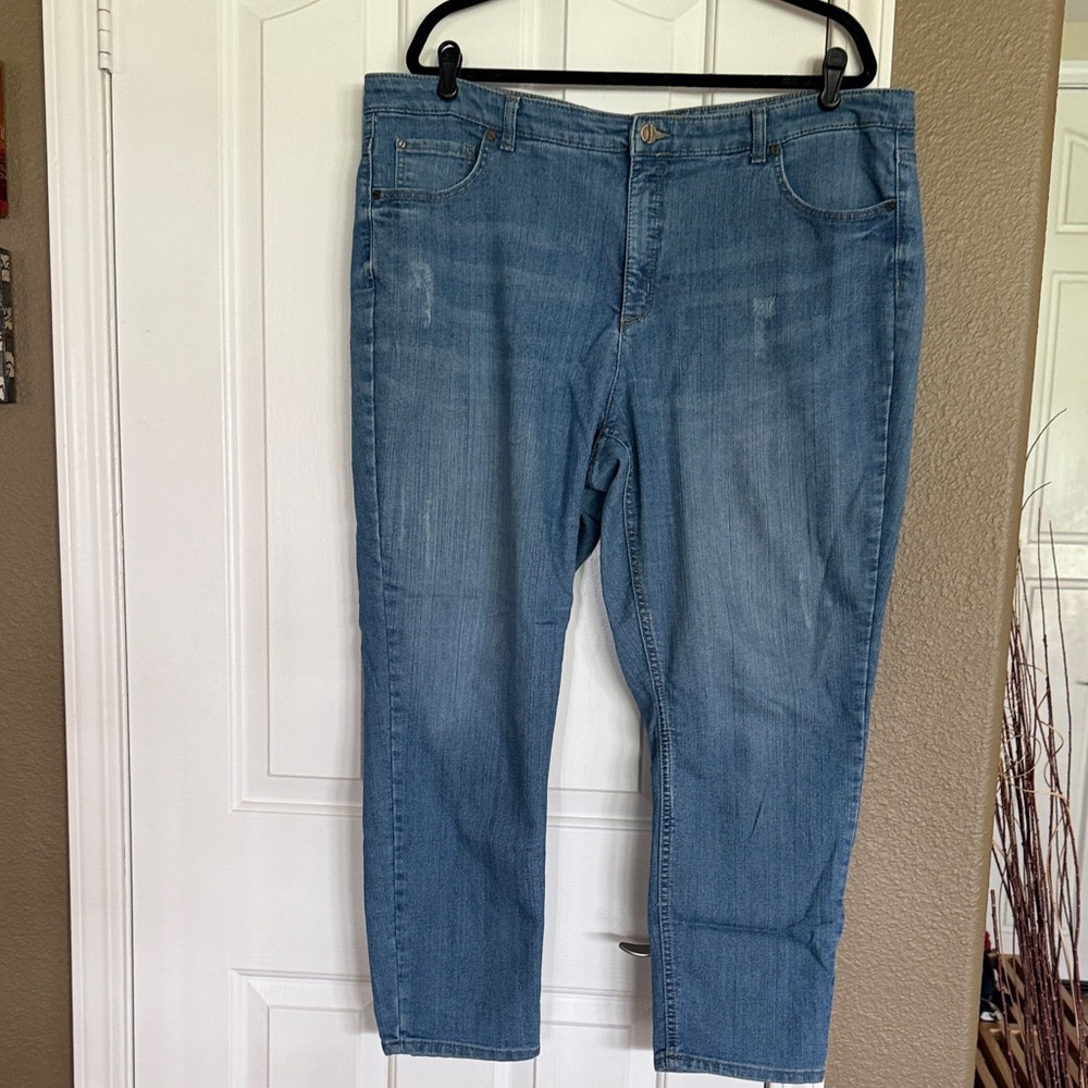 Lexington Ankle Light Blue Denim Jeans